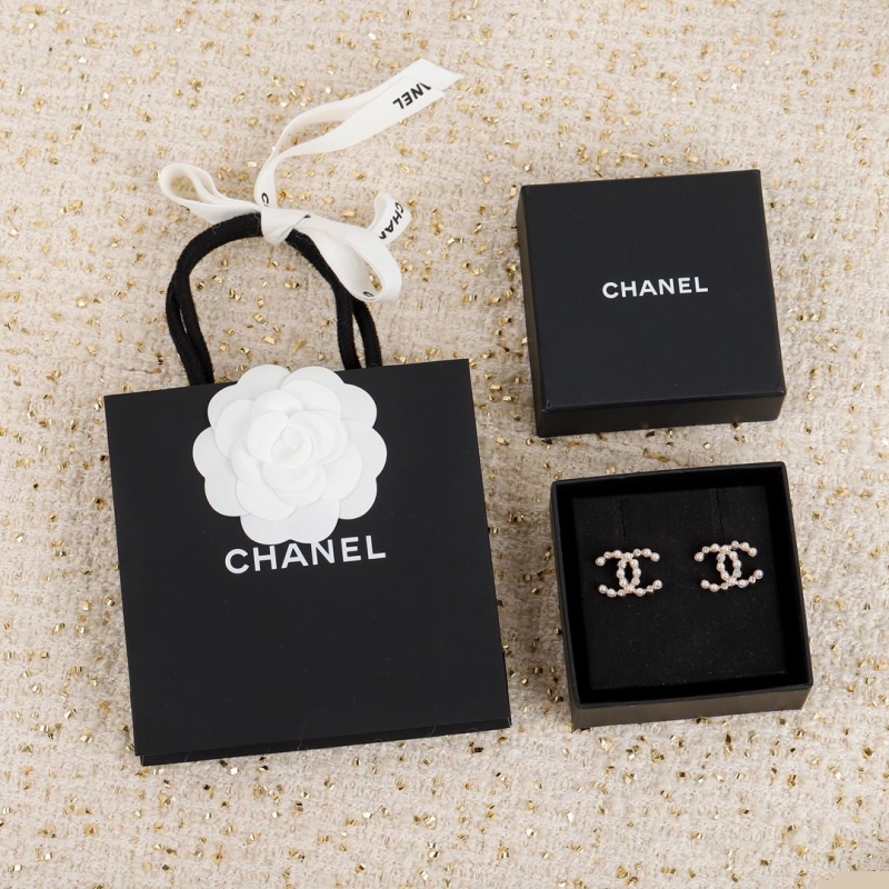 Ch*el earrings